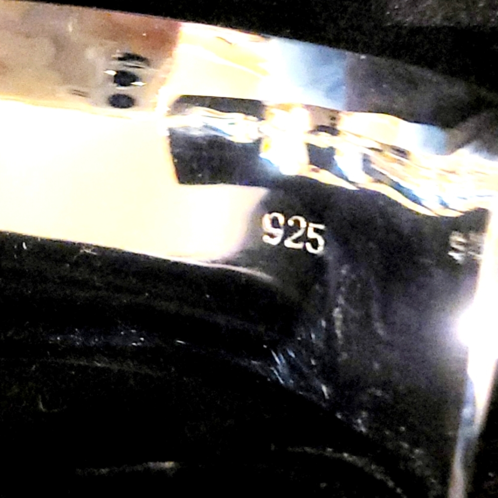 Southwestern Sleek Classy .925 Solid Sterling Silver 54-grams Wide Cuff Bracelet - Picture 6 of 10